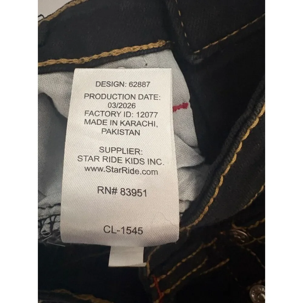 True Religion Ricky Relaxed Straight Denim Shorts